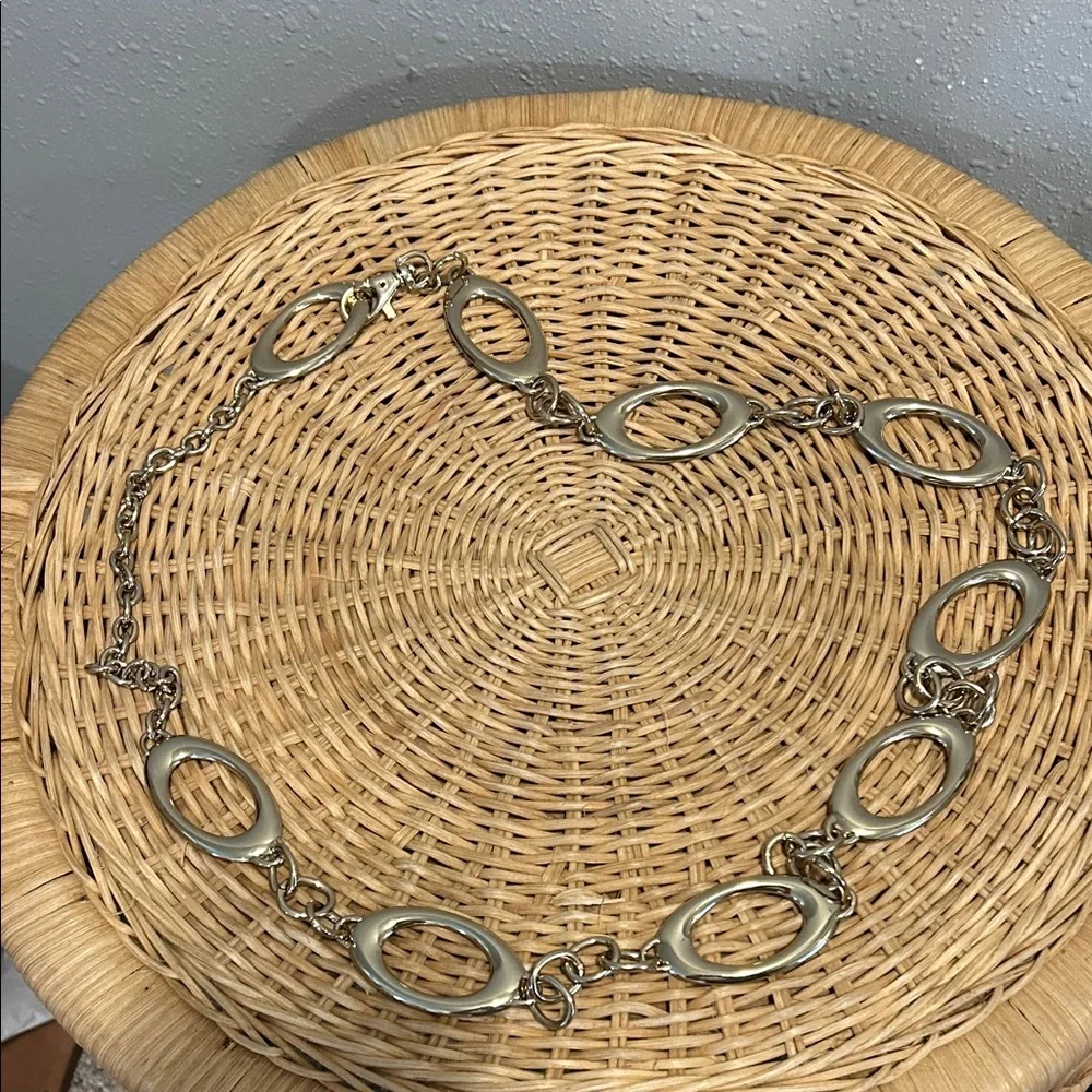 Fossil Gold Chain Link Adjustable Belt